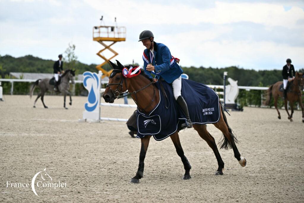 Fabrice Saintemarie et Cronos de Pleysse - Photo P. Barki