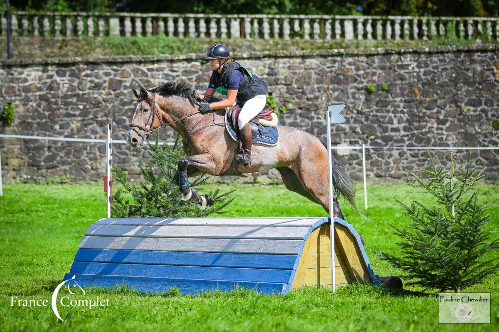 KOUP DE COEUR NICO et Violette Rosen, troisième du Championnat des 4 ans 2024, Photo P. Chevalier